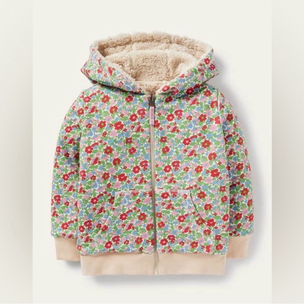 Baby Boden floral jacket EUC • Size 6-9 months